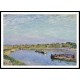 The Port of Saint Mammes Morning 1885, A New Print Of an Alfred Sisley Painting