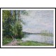 The Riverside Road from Veneux to Thomery 1880, A New Print Of an Alfred Sisley Painting