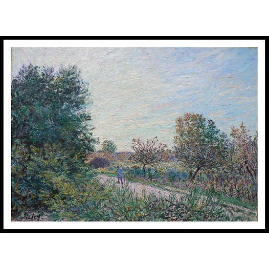 The Road 1885, A New Print Of an Alfred Sisley Painting