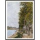 The Road Along the Seine at Saint Mammes 1880, A New Print Of an Alfred Sisley Painting