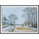 The Road Snow Effect 1876, A New Print Of an Alfred Sisley Painting