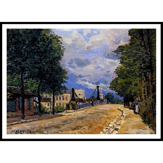 The Road from Gennevilliers, A New Print Of an Alfred Sisley Painting