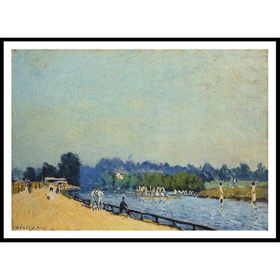 The Road from Hampton Court 1877, A New Print Of an Alfred Sisley Painting