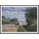 The Road from Mantes to Choisy Le Roi 1872, A New Print Of an Alfred Sisley Painting