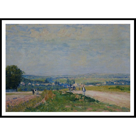 The Road from Montbuisson to Louveciennes 1875, A New Print Of an Alfred Sisley Painting