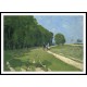 The Road near the Park of Courances 1868, A New Print Of an Alfred Sisley Painting