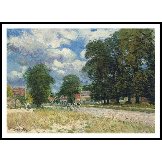 The Road to Marly le Roi 1875, A New Print Of an Alfred Sisley Painting