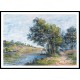 The Road to Veneux and the Side of the Hill 1881, A New Print Of an Alfred Sisley Painting