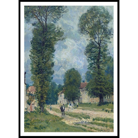 The Road to Versailles 1875, A New Print Of an Alfred Sisley Painting