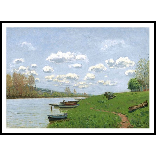 The Seine at Argenteuil 1870, A New Print Of an Alfred Sisley Painting