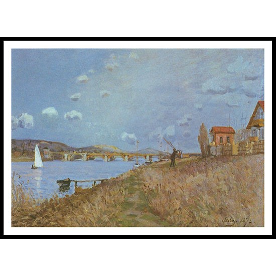 The Seine at Argenteuil 1872, A New Print Of an Alfred Sisley Painting