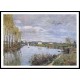 The Seine at Argenteuil Sun, A New Print Of an Alfred Sisley Painting