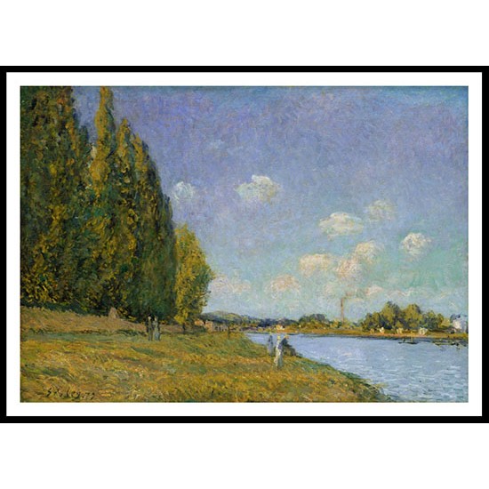 The Seine at Billancourt 1879, A New Print Of an Alfred Sisley Painting