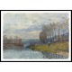 The Seine at Bougival 1873, A New Print Of an Alfred Sisley Painting