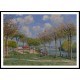 The Seine at Bougival 1876 01, A New Print Of an Alfred Sisley Painting