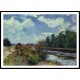 The Seine at Bougival 1876 02, A New Print Of an Alfred Sisley Painting