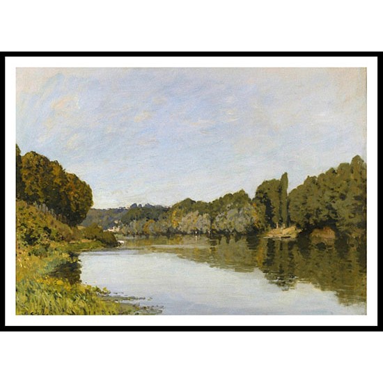 The Seine at Bougival, A New Print Of an Alfred Sisley Painting