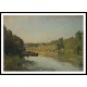 The Seine at Bougival Morning 1873, A New Print Of an Alfred Sisley Painting