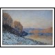 The Seine at Bougival in Winter 1872, A New Print Of an Alfred Sisley Painting