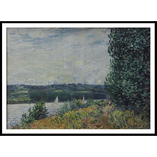 The Seine at Bouille 1894, A New Print Of an Alfred Sisley Painting