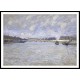 The Seine at Paris and the Pont de Grenelle 1870, A New Print Of an Alfred Sisley Painting