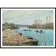 The Seine at Port Marly Piles of Sand 1875, A New Print Of an Alfred Sisley Painting