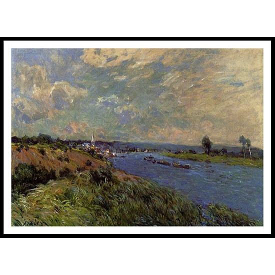 The Seine at Saint Cloud, A New Print Of an Alfred Sisley Painting