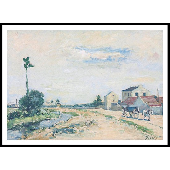 The Seine at bMeudon 1865 70, A New Print Of an Alfred Sisley Painting