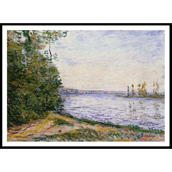 The Seine near By, A New Print Of an Alfred Sisley Painting