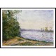 The Seine near By, A New Print Of an Alfred Sisley Painting