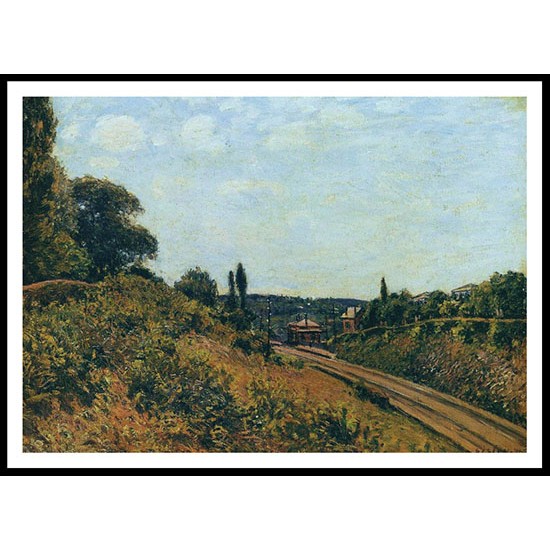 The Station at Sevres 1876, A New Print Of an Alfred Sisley Painting