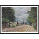 The Street at Gennevilliers 1872, A New Print Of an Alfred Sisley Painting