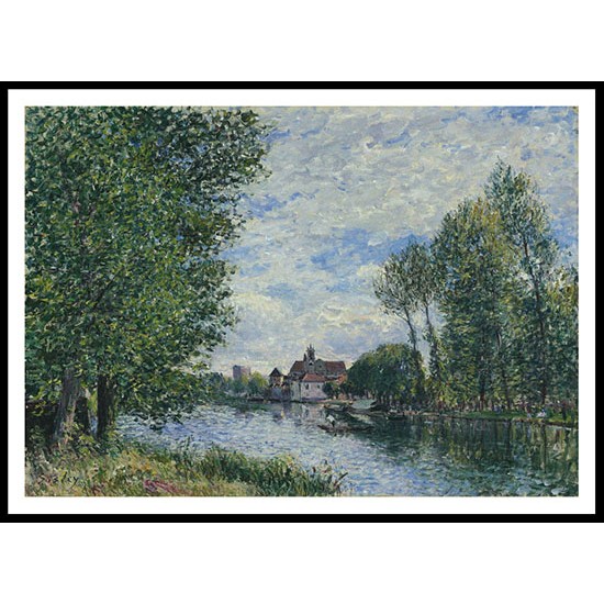 The Summer in Moret 1888, A New Print Of an Alfred Sisley Painting