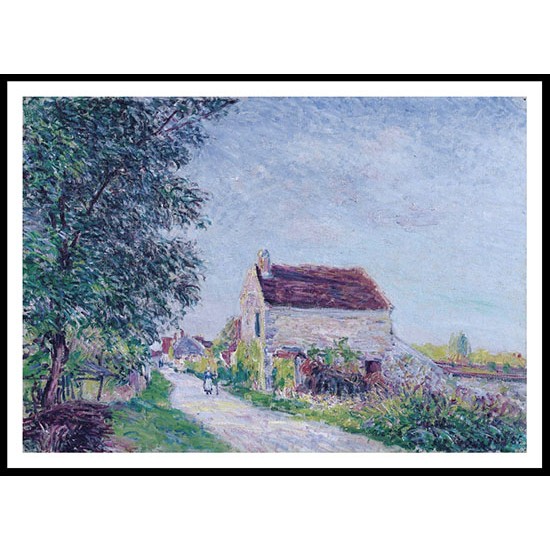 The Village of Sablons 1885, A New Print Of an Alfred Sisley Painting