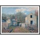 The Village of Voisins 1874, A New Print Of an Alfred Sisley Painting