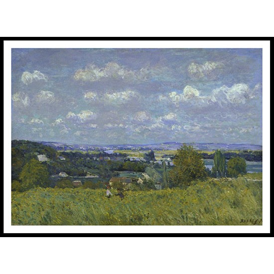 Valley of the Seine at Saint Cloud 1875, A New Print Of an Alfred Sisley Painting