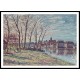 View of Moret 1889, A New Print Of an Alfred Sisley Painting