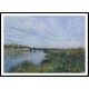 View of Saint Mammes 1880, A New Print Of an Alfred Sisley Painting