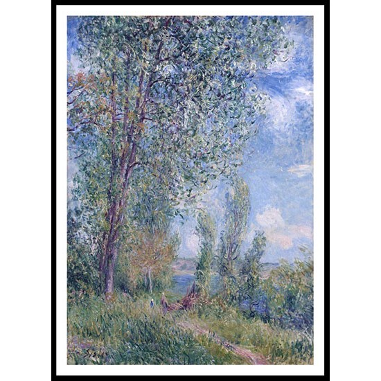 Windy Afternoon in May 1880, A New Print Of an Alfred Sisley Painting