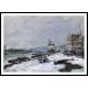 Winter at Marly le Roi Snow Effect 1876, A New Print Of an Alfred Sisley Painting