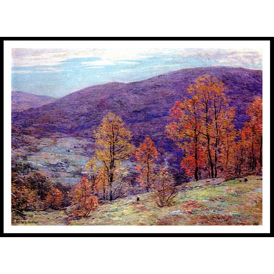 Autum Glory, A New Print Of A Willard Leroy Metcalf