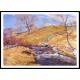 Brook In March 1923, A New Print Of A Willard Leroy Metcalf