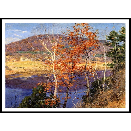 Closing Autumn 1924, A New Print Of A Willard Leroy Metcalf