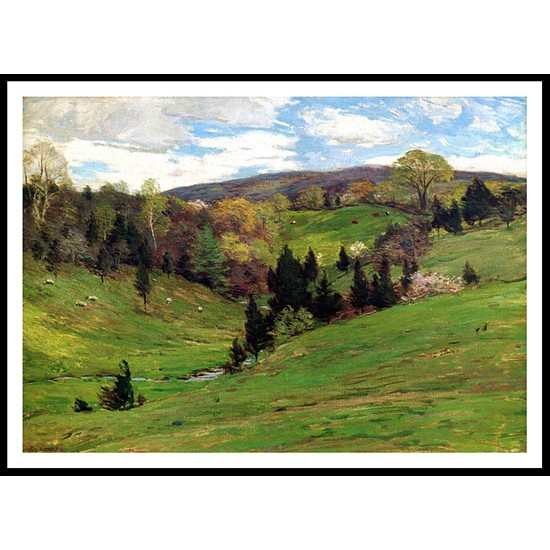 Flying Shadows 1909 10, A New Print Of A Willard Leroy Metcalf