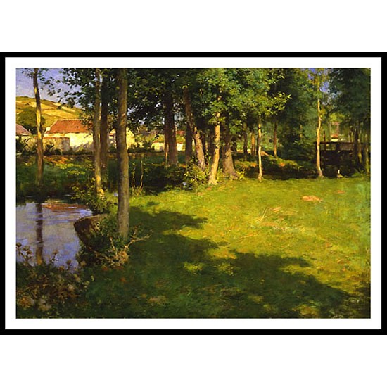 Giverny 1887, A New Print Of A Willard Leroy Metcalf