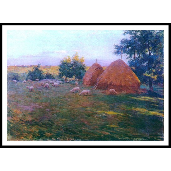 Haystacks 1888, A New Print Of A Willard Leroy Metcalf