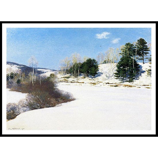 Hush Of Winter 1911, A New Print Of A Willard Leroy Metcalf