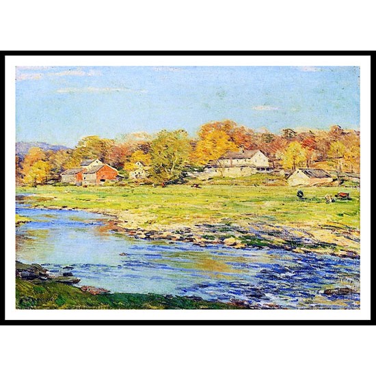 Late Afternoon In October 1920, A New Print Of A Willard Leroy Metcalf