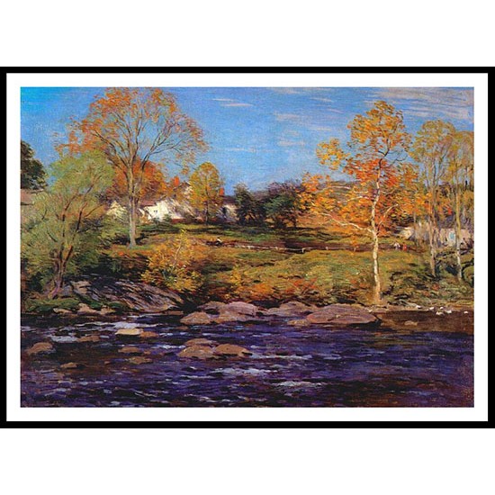 October Morning  1910 - 2, A New Print Of A Willard Leroy Metcalf