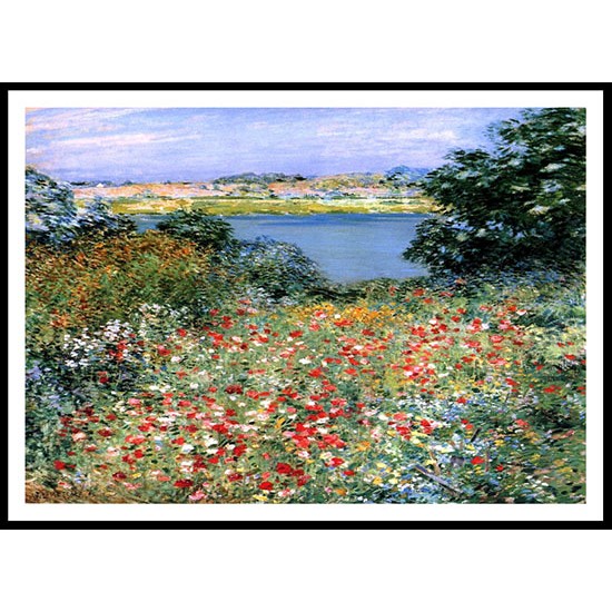 Poppy Garden 1905, A New Print Of A Willard Leroy Metcalf